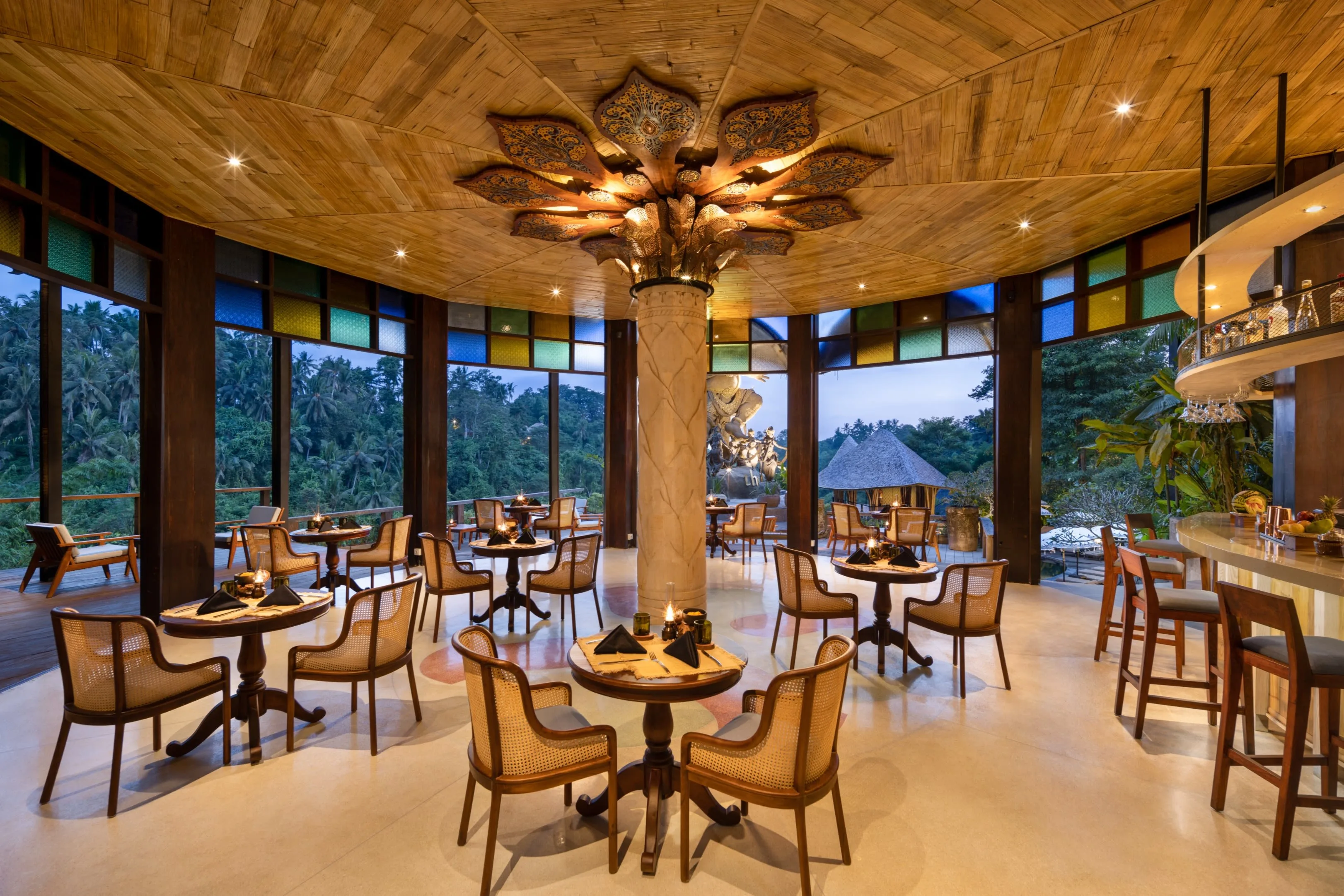 Kepitu Restaurant at The Kayon Valley Resort