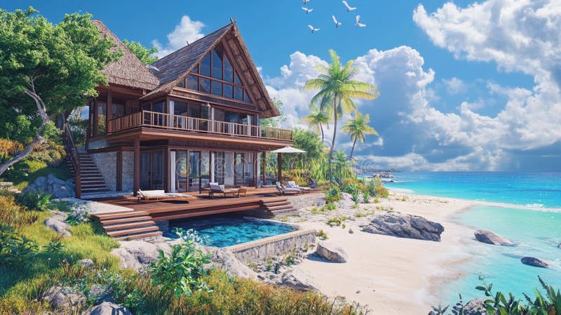 Tropical Beach House