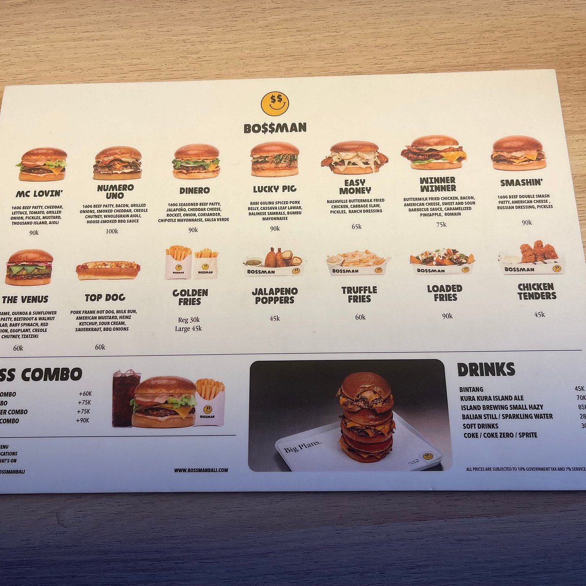 Bossman Burger Seminyak